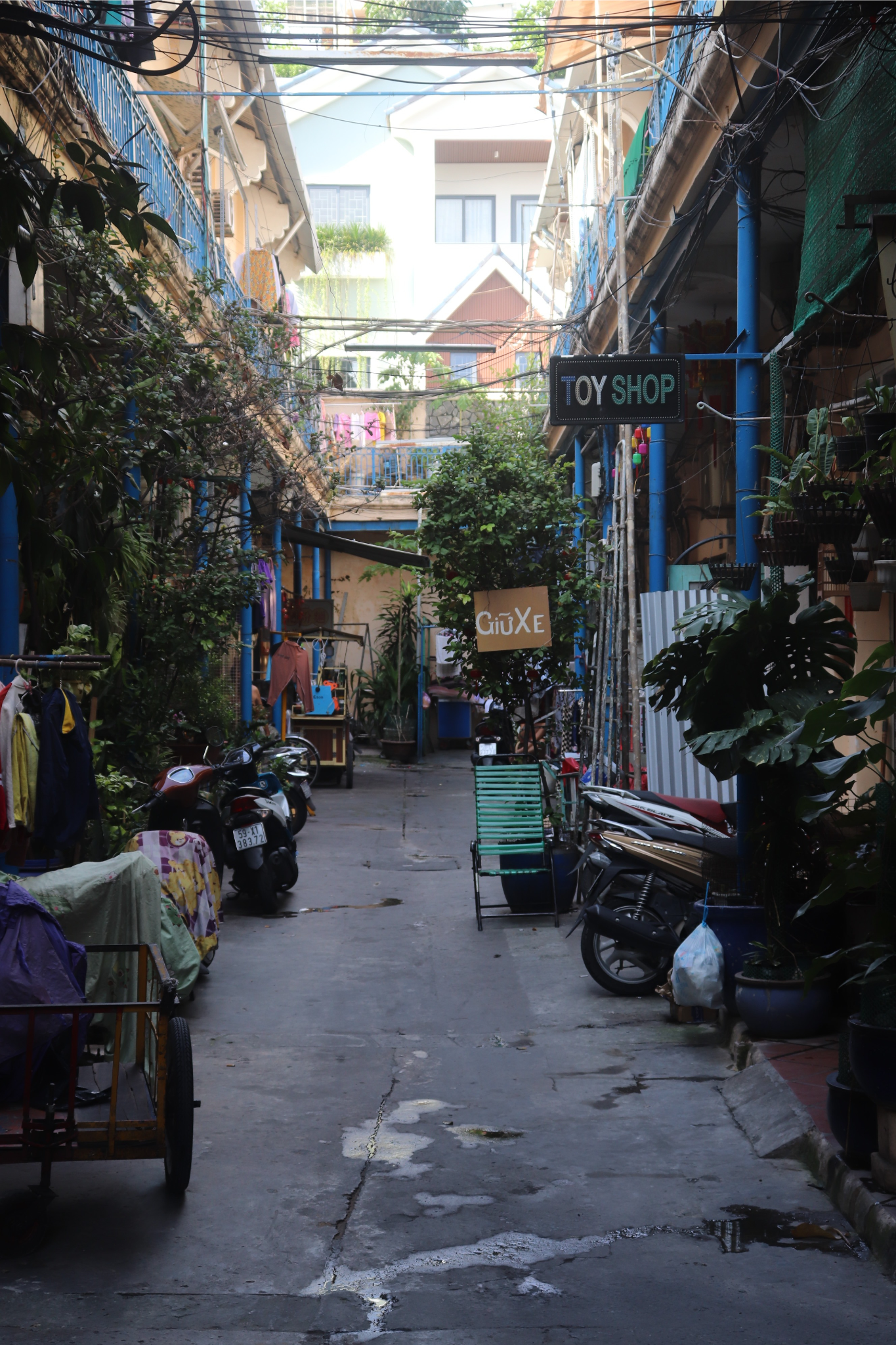Callejón muy bonito en Cholon Buen callejón para hacerse fotos