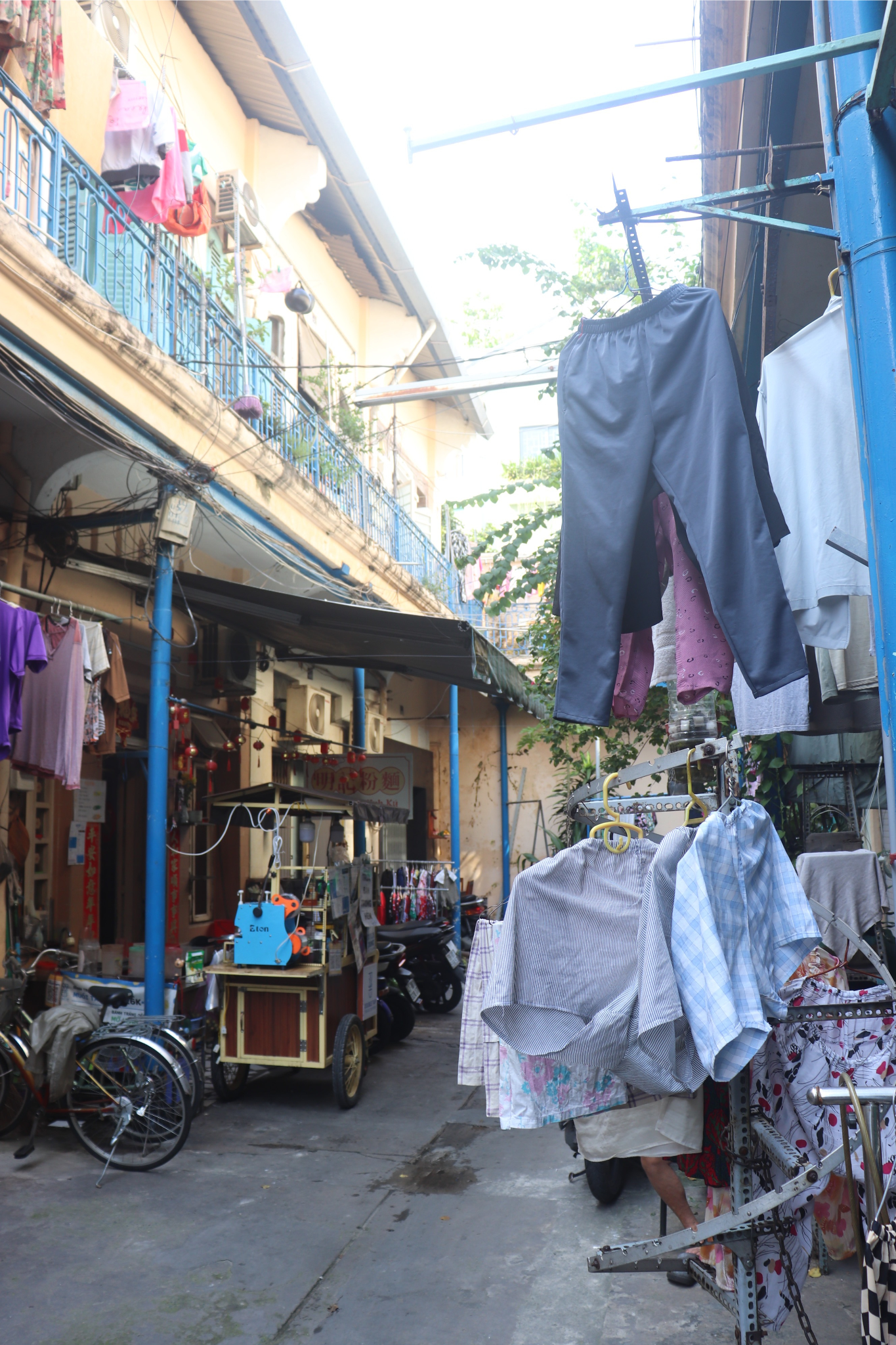 Callejón Hao Si Phuong Vistas desde abajo