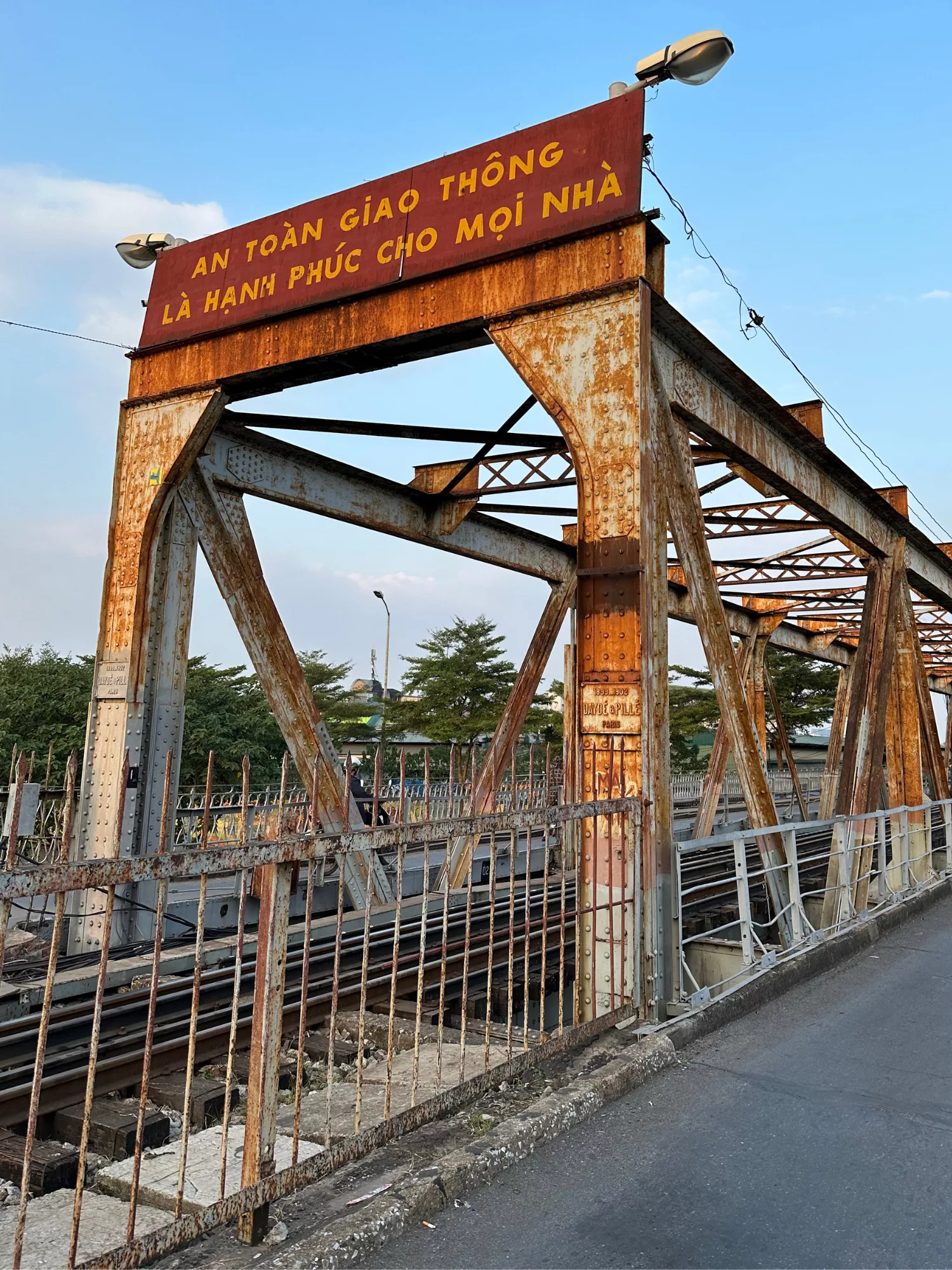 Puente del tren en Hanoi