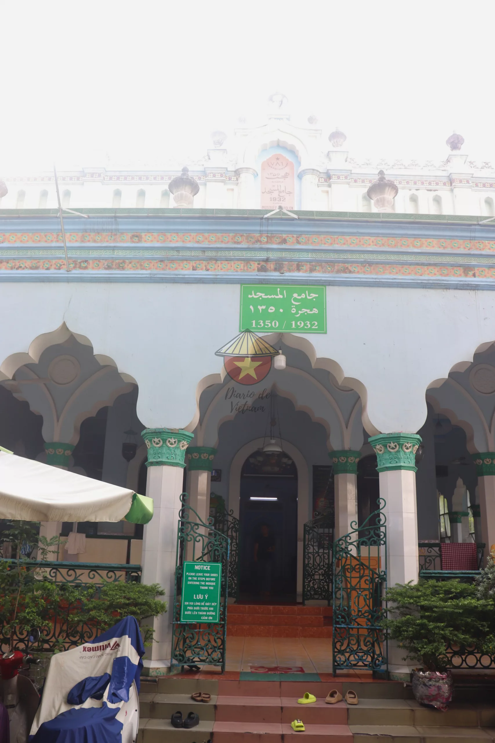 entrada de la mezquita de Cholon