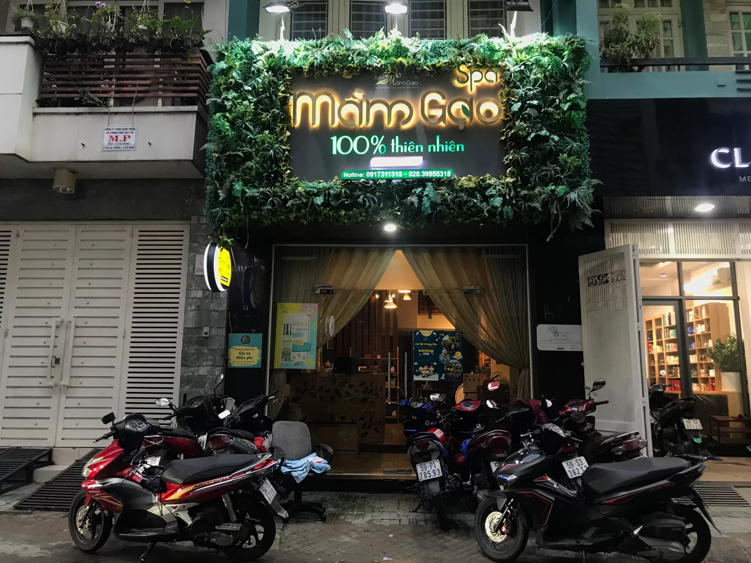 Masaje en Ho Chi Minh en Mầm Gạo Spa, spa natural con masajes corporales y cuidado facial