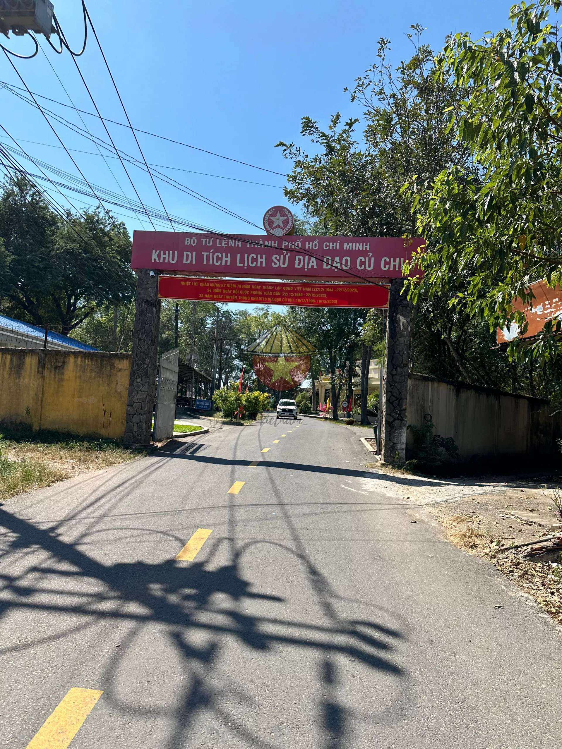 entrada al complejo de los túneles de cu chi vietnam
