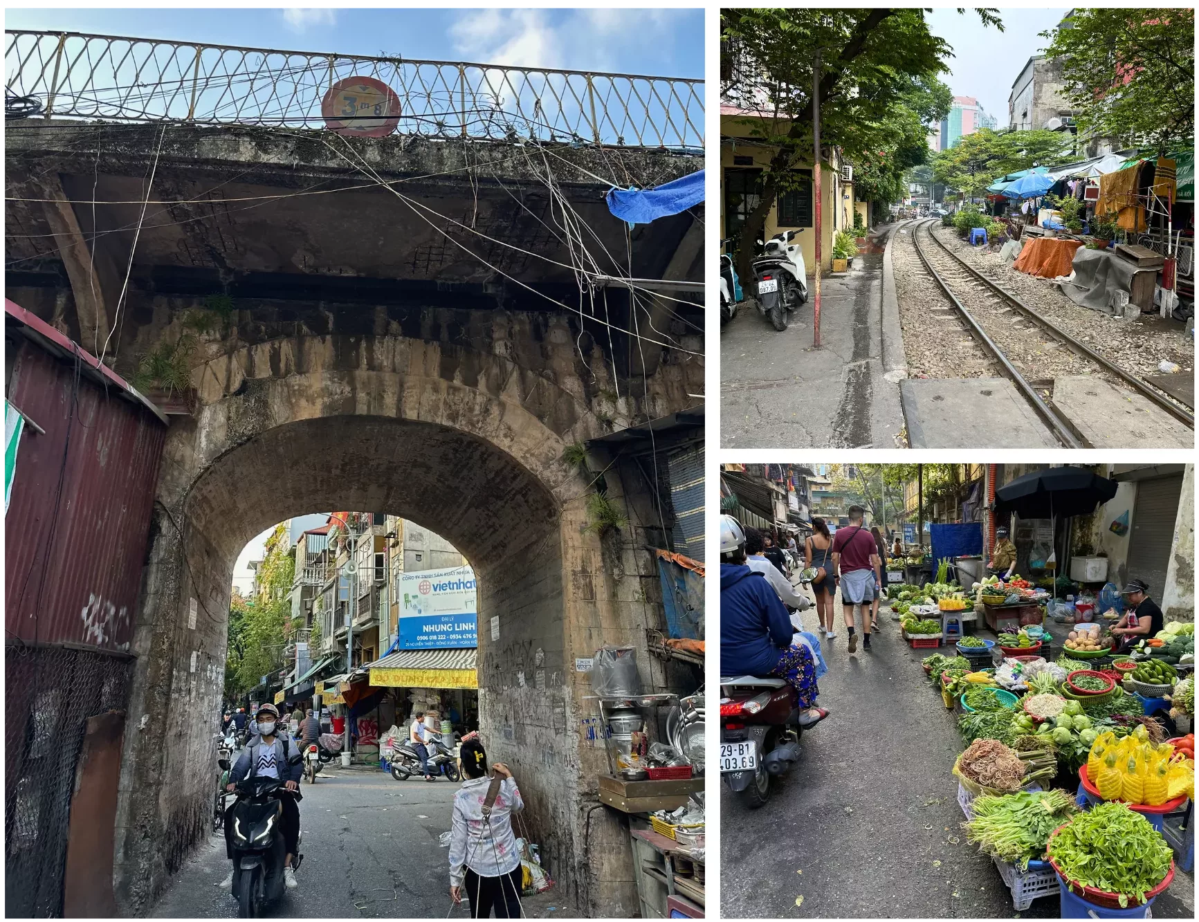 Calles del Old Quarter de Hanoi