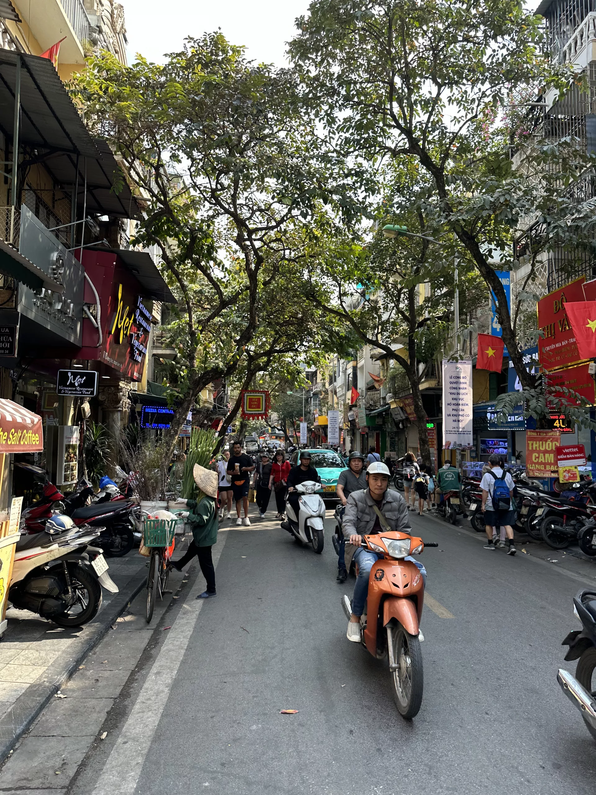Una de las calles más emblemáticas del Barrio Antiguo de Hanói