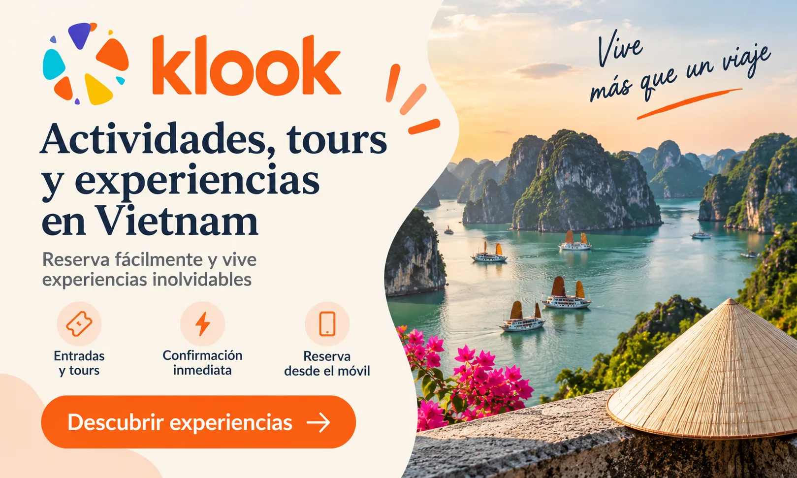 Klook - actividades y experiencias en Vietnam