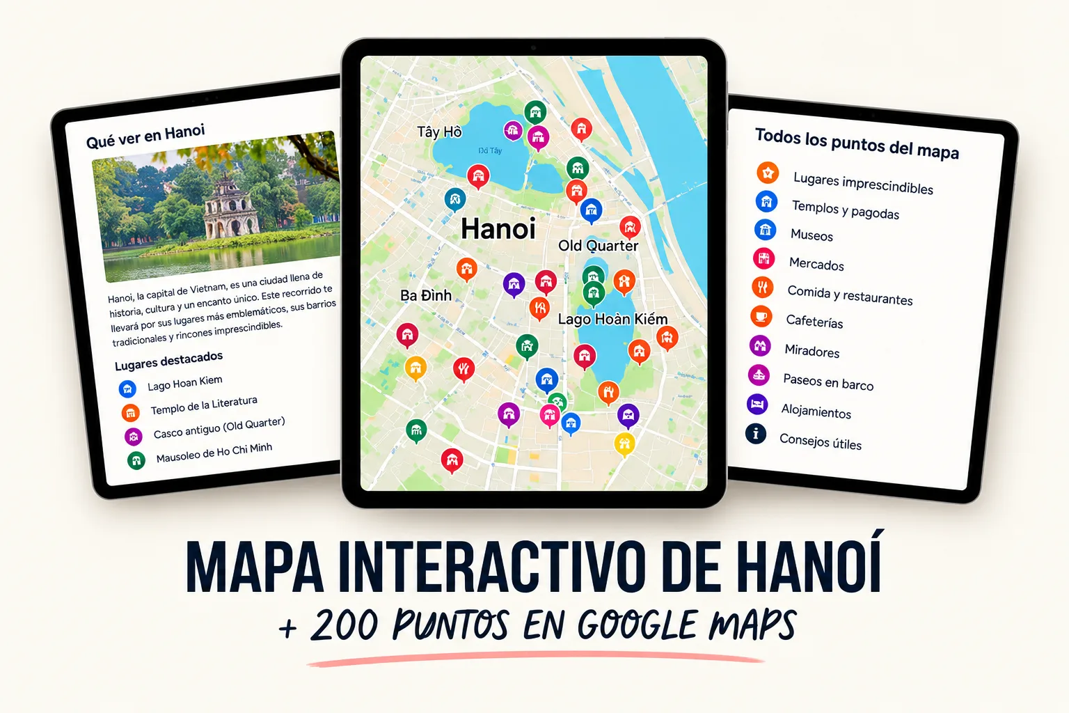 Mapa interactivo de Hanói